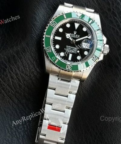 VS Factory Rolex Submariner Green Ceramic Bezel 41mm Cal.3235 Movement Black Watch